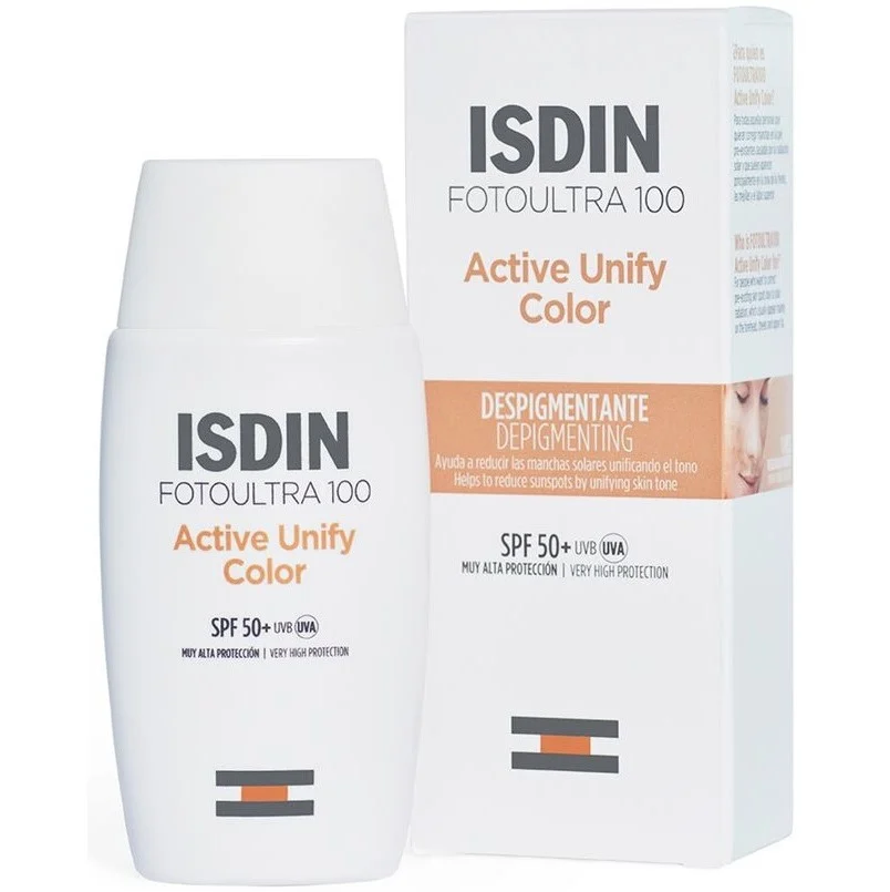 ضدآفتاب ایزدین اکتیو یونیفای رنگی spf 50 حجم 50 میلی لیتر