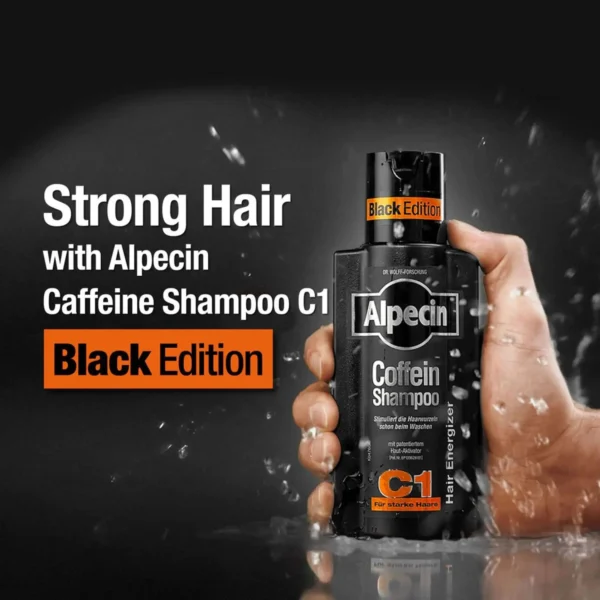 شامپو ضد ریزش Black Edition C1 آلپسین  حجم 250 میلی لیتر